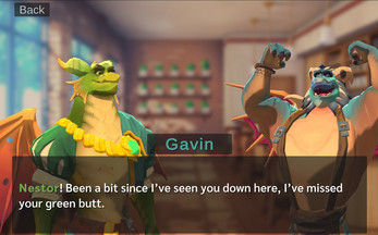 Dream Wyrm: a Dragon Dad Dating Simulator スクリーンショット 1
