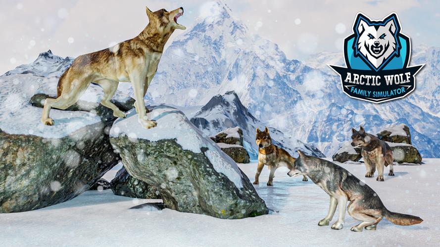Arctic Wolf Family Simulator应用截图第2张