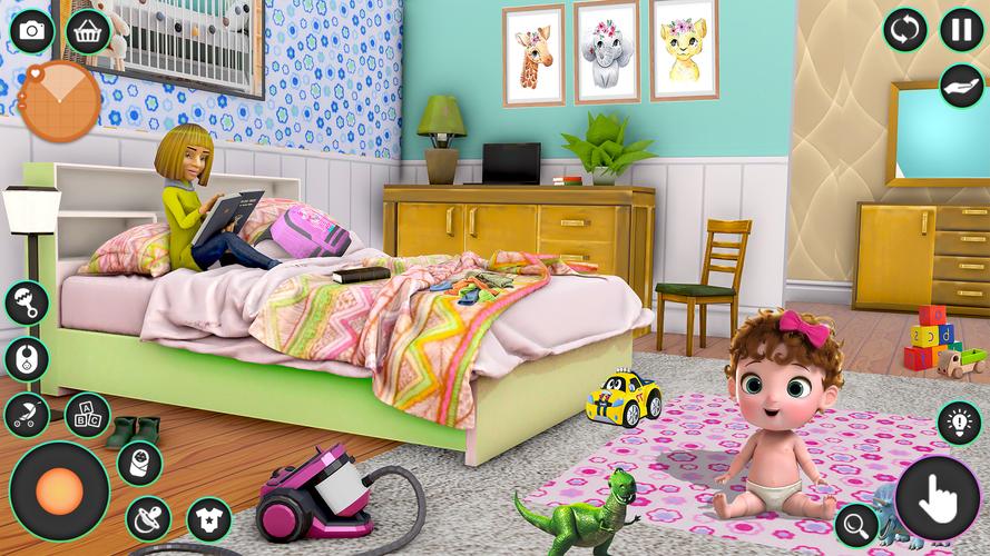 Mom Simulator Family Games 3D Ekran Görüntüsü 3