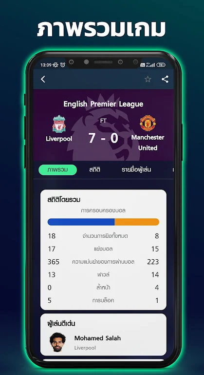 PugScore ดูผลบอลสด应用截图第3张