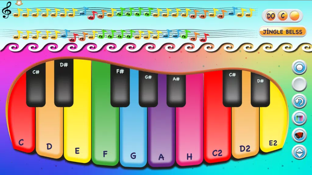 Colorful Piano ภาพหน้าจอ 2