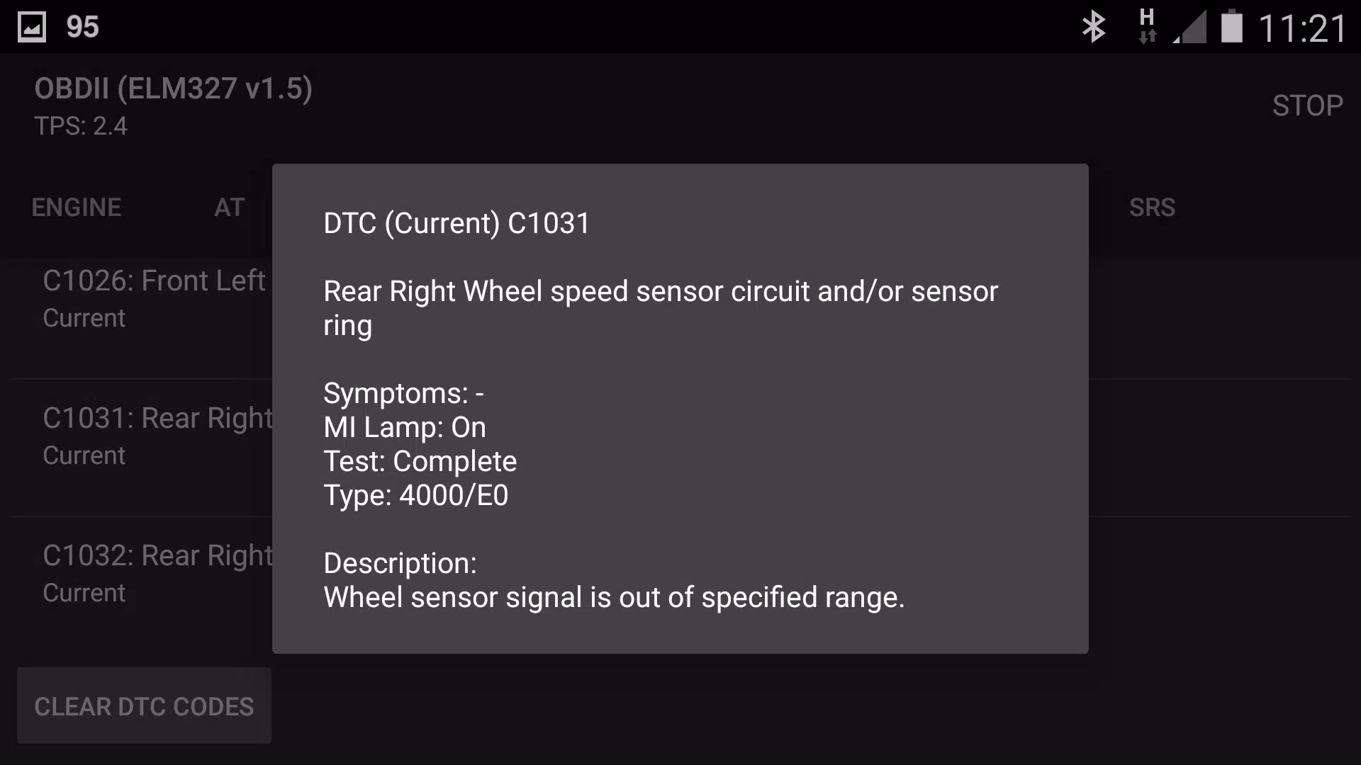 SZ Viewer: read DTC for Suzuki Captura de pantalla 3