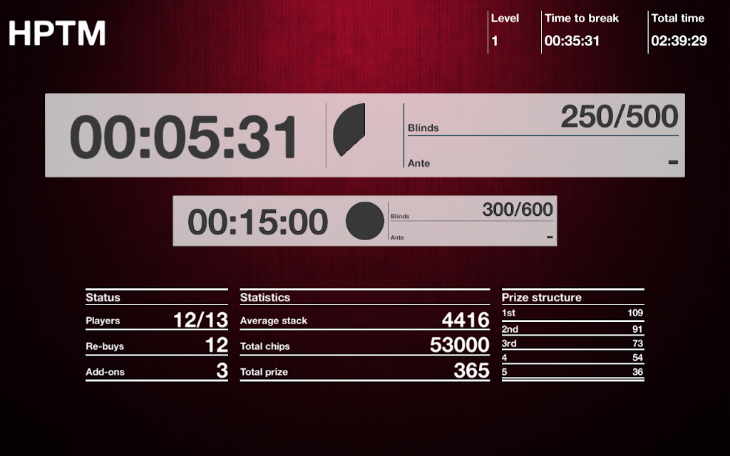Home Poker Tournament Player Capture d'écran 3