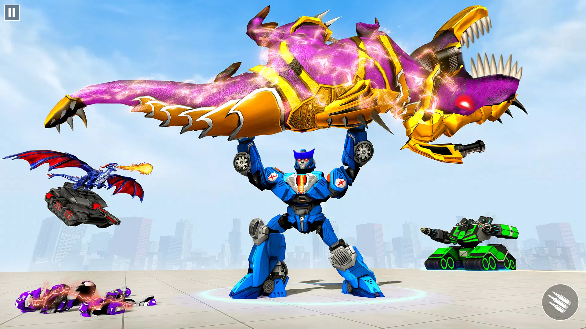 Dino Robot Car Transform Game 螢幕截圖 3