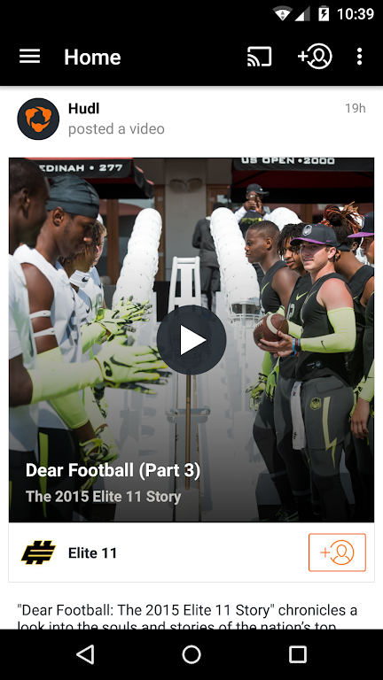 Hudl 스크린샷 1