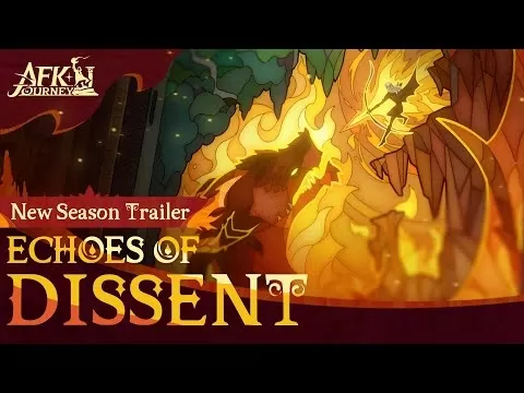 AFK Journey Echoes of Dissent promotional image featuring new characters