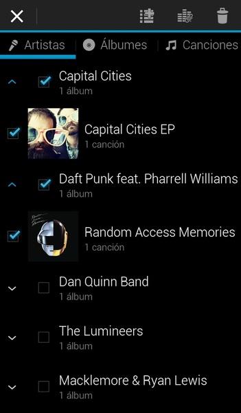 Rocket Music Player Schermafbeelding 2