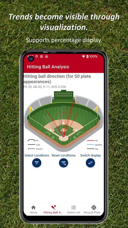 Batting STATS Manager Captura de pantalla 2