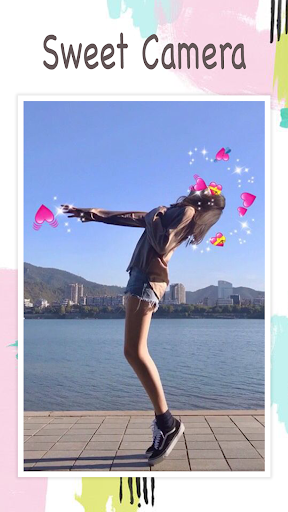 Live face sticker sweet camera Ekran Görüntüsü 3