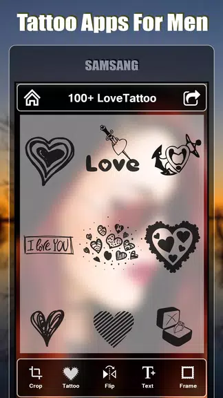 Tattoo design apps for men 螢幕截圖 2
