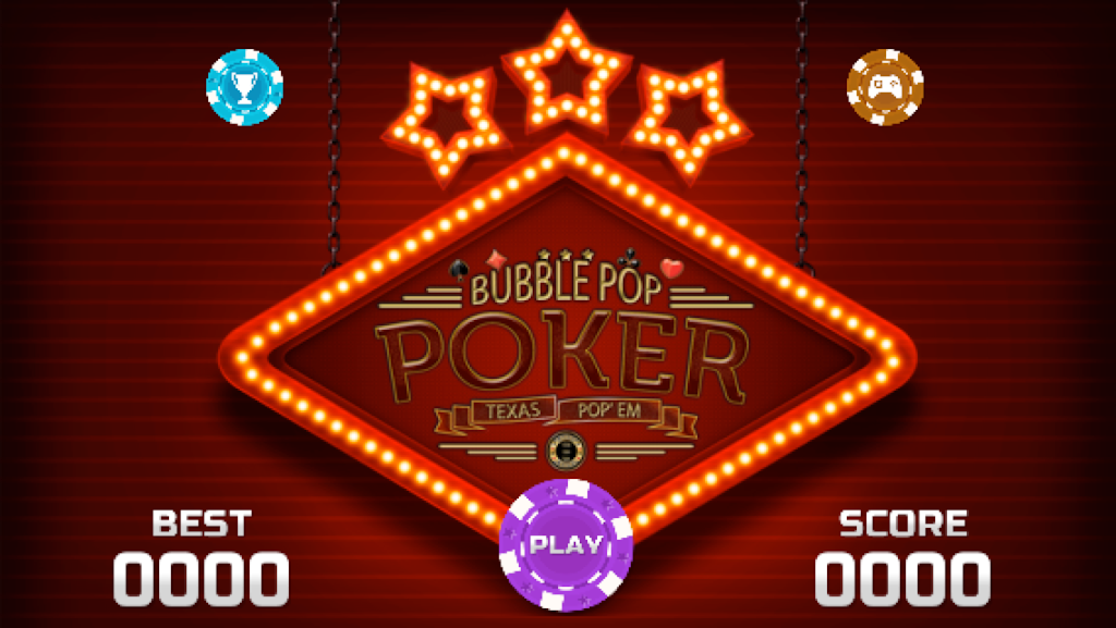 Bubble Pop Poker Captura de tela 0
