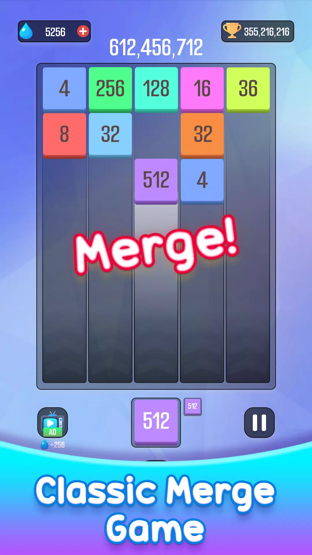 Schermata Number Merging Master 1