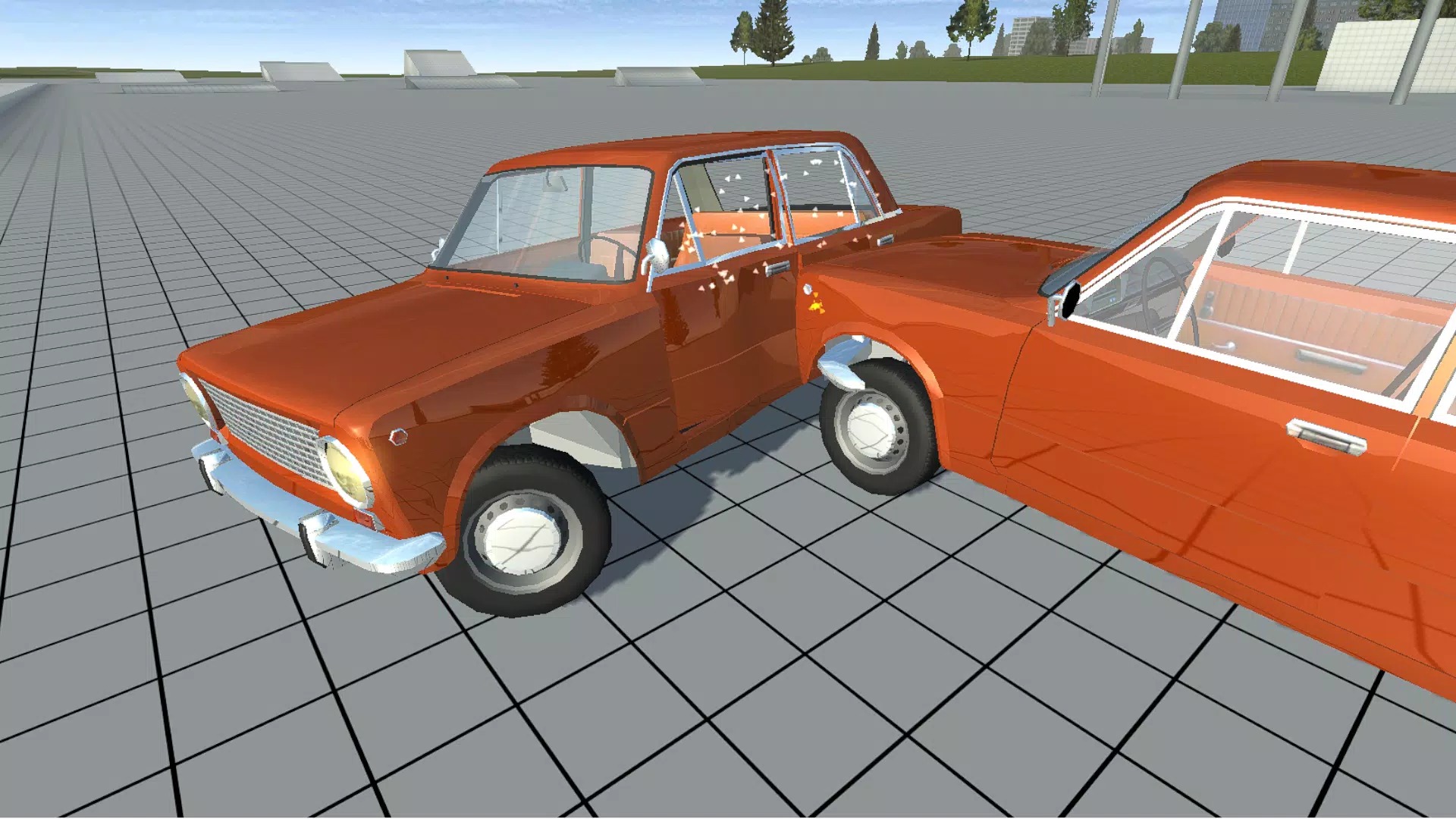 Simple Car Crash Physics Sim Schermafbeelding 2