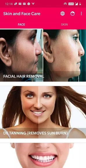 Skin and Face Care - acne, fai Captura de tela 1