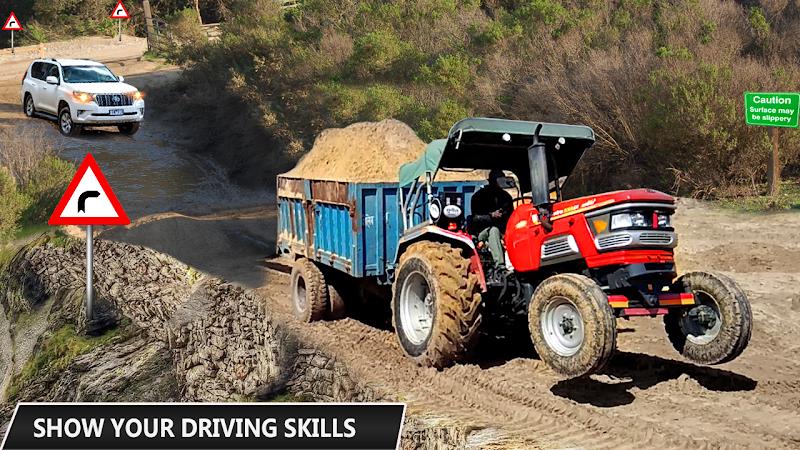 Indian Tractor Trolley Farming Скриншот 0
