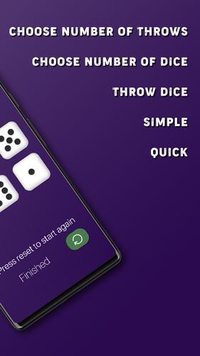 Dice Thrower & Coin Flipper Ekran Görüntüsü 3