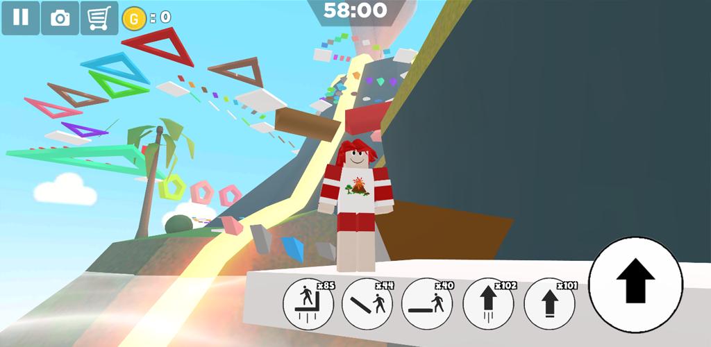 Parkour escape Volcano Lava Скриншот 0