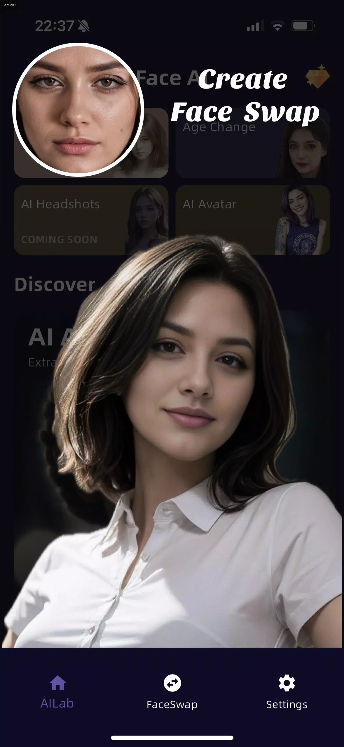 Schermata Face AI 1