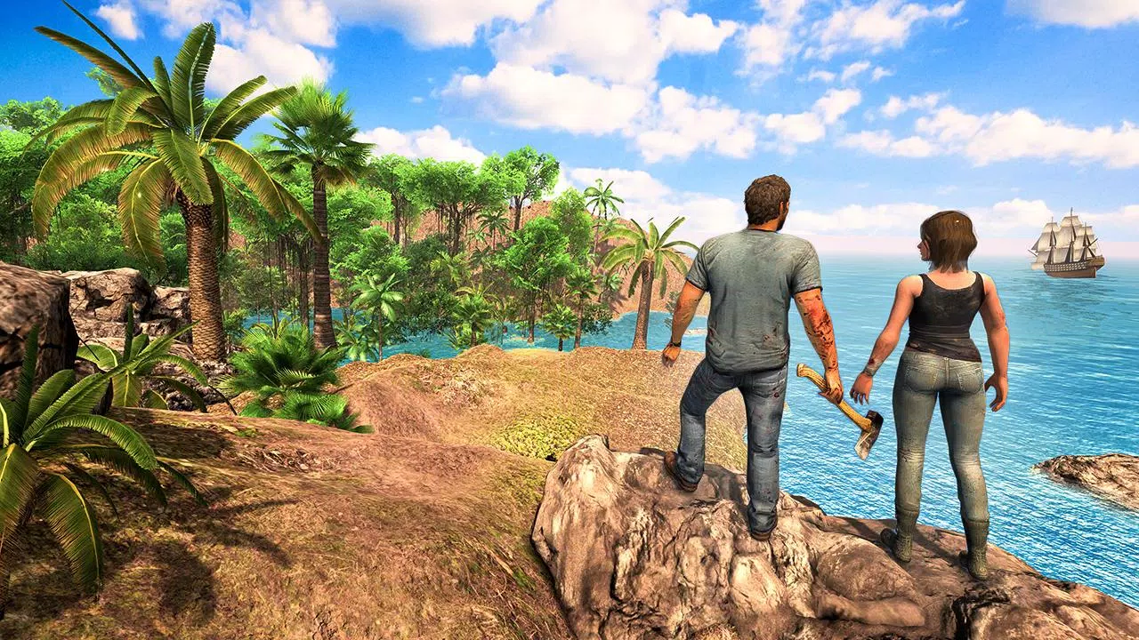 Ocean Survival Games offline Captura de tela 0