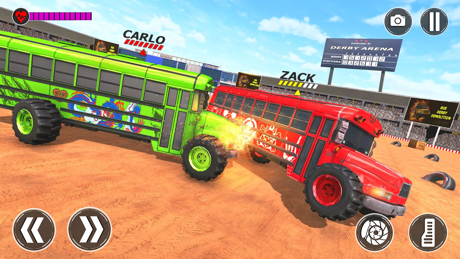 Monster Bus Derby Destruction 螢幕截圖 2