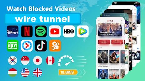Wire tunnel plus vpn Schermafbeelding 1