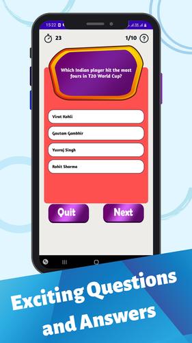 Cricket Quiz Game ภาพหน้าจอ 3