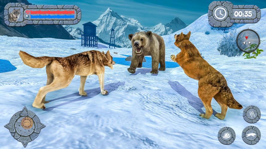 Arctic Wolf Family Simulator应用截图第0张
