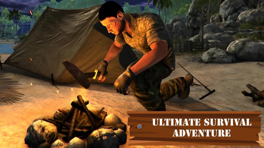 Island Jungle- Survival Games Captura de tela 0