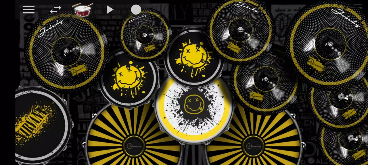 Mega Drum - Drumming App ภาพหน้าจอ 1