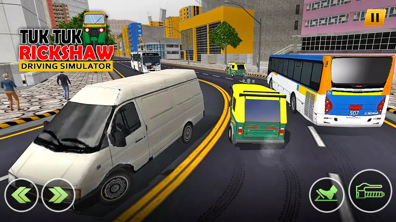 Tuk Tuk Rickshaw Auto Driving ဖန်သားပြင်ဓာတ်ပုံ 2