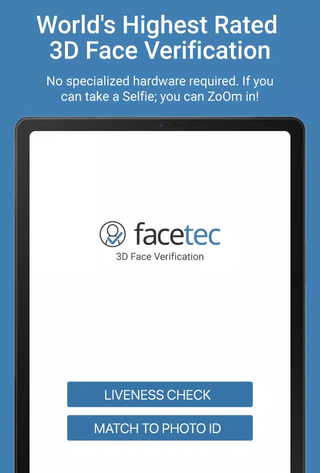 FaceTec Demo Ekran Görüntüsü 3
