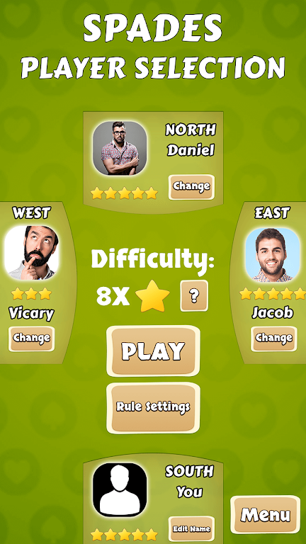 Spade Card Game 螢幕截圖 0