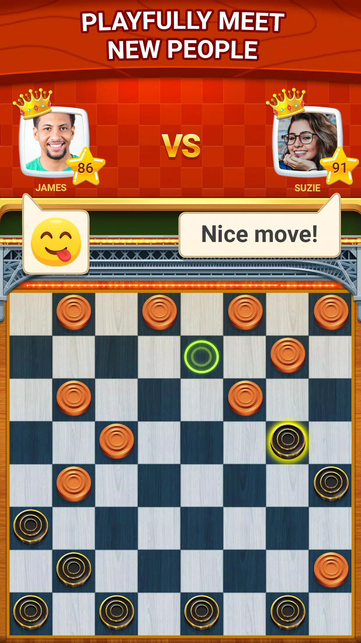 Checkers - Online & Offline Ekran Görüntüsü 2
