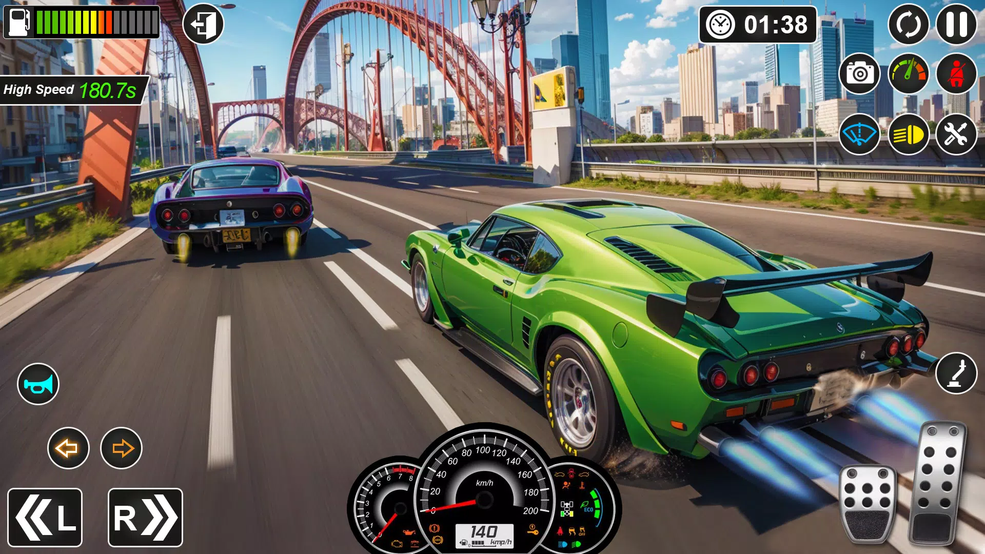 High Speed - Car Racing Game ဖန်သားပြင်ဓာတ်ပုံ 0