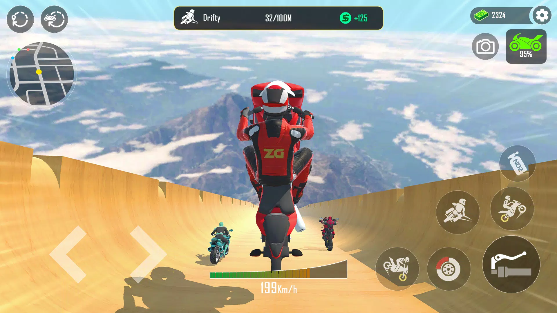 GT Moto Stunt 3D 螢幕截圖 3