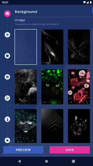 Black Live Wallpaper Dark Mode Ekran Görüntüsü 0