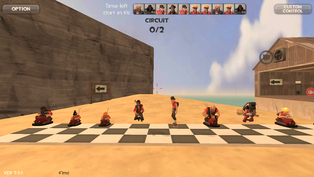 Team Kart Fortress TF2 Mobile Schermafbeelding 2