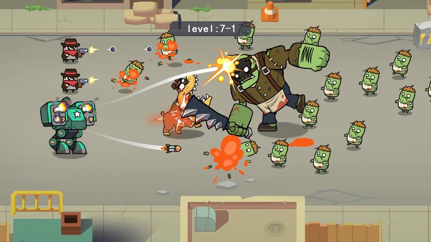 Merge Mech vs. Zombie Brawl Ekran Görüntüsü 1