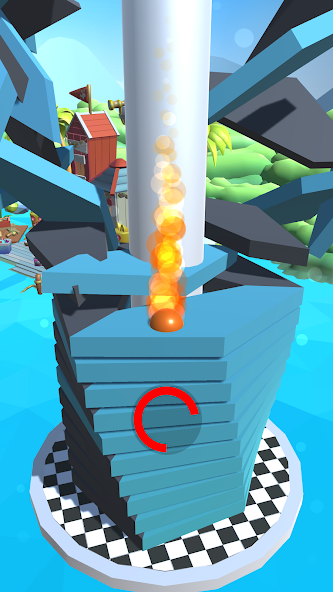 Ball Run Stack: Stack Ball 3D Mod ဖန်သားပြင်ဓာတ်ပုံ 0