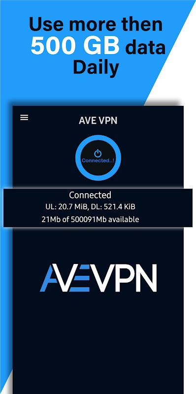 AVE VPN:Low Ping Vpn Captura de pantalla 0