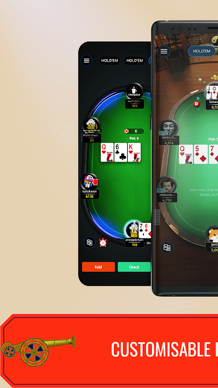PokerBaazi: Practice Poker Captura de pantalla 2