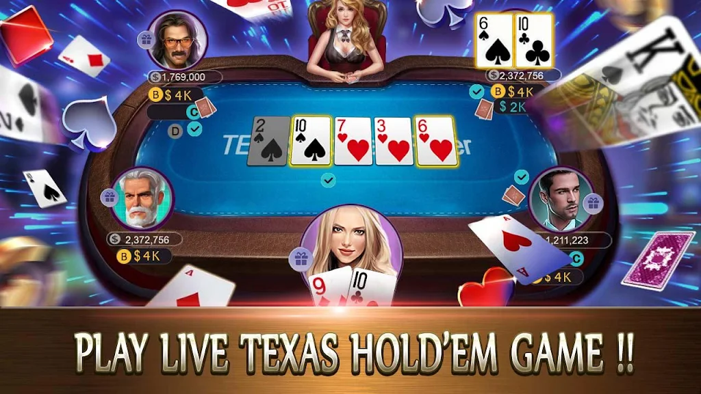 Poker Tycoon - Texas Hold'em Poker Casino Game Capture d'écran 2