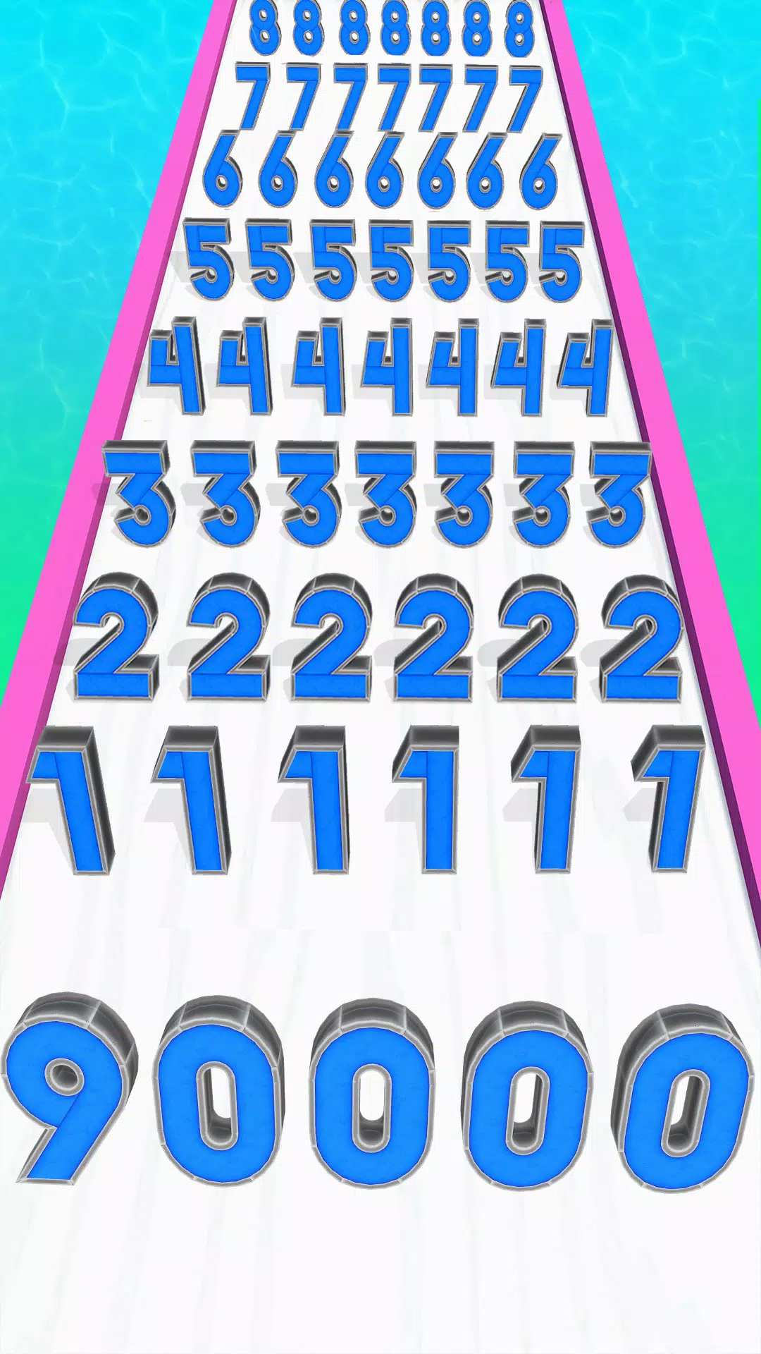 Number Master Run 3D Games Скриншот 1