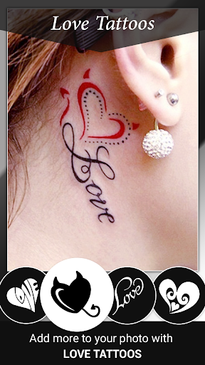 Tattoo Name On My Photo Editor 螢幕截圖 1