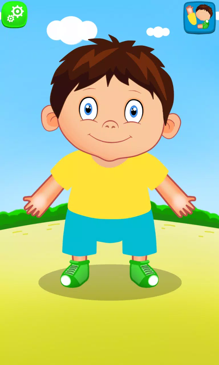 Body parts anatomy for kids Ảnh chụp màn hình 0