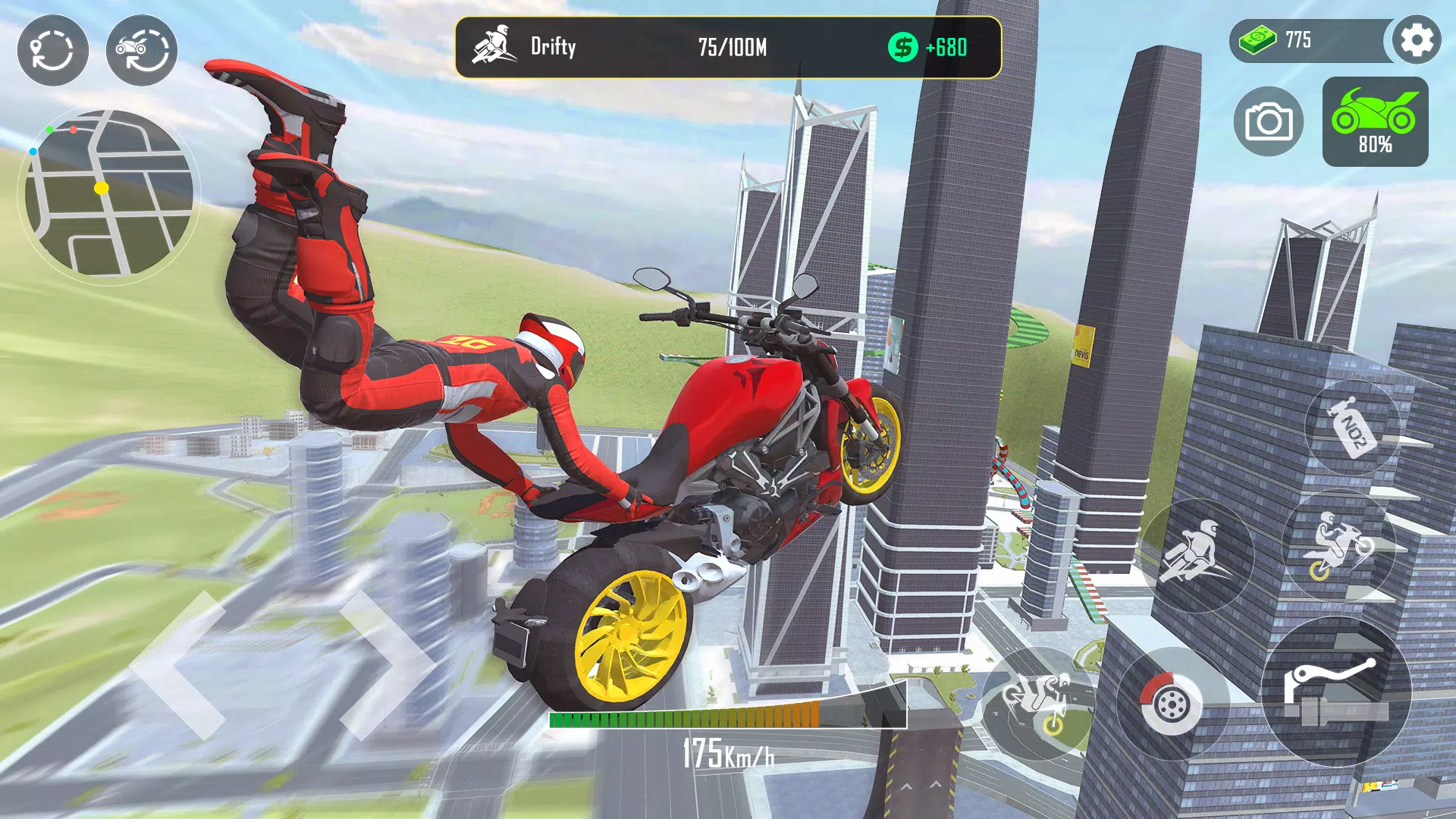 GT Moto Stunt 3D 螢幕截圖 0
