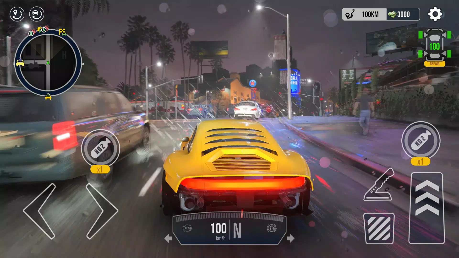 Highway Car Crash Simulator 螢幕截圖 1