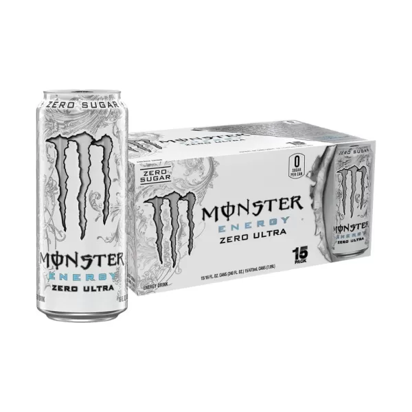 15-pack Monster Energy Zero Ultra cans