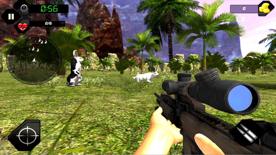 Rabbit Hunting 3D Ảnh chụp màn hình 0