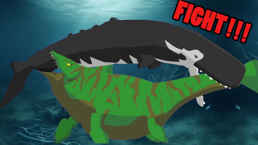 Megalodon Fights Sea Monsters Captura de tela 2